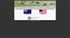 Desktop Screenshot of equi-journal.com